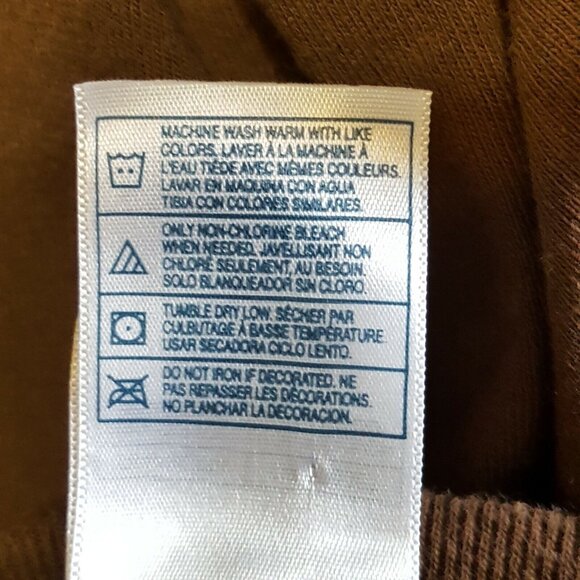 Lost Creek Outfitters Men's Shirt 2XL Eagles Brown Short Sleeve 100% Cotton Vtg - Picture 9 of 9